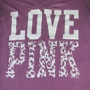 PINK Victoria's Secret Tops - Love Pink VS v neck PINK Victoria's Secret Tops - Love Pink VS v neck